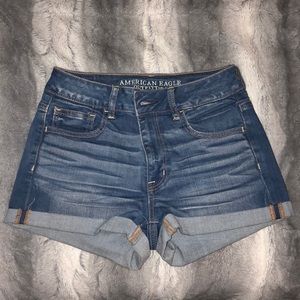 High wasted shorts